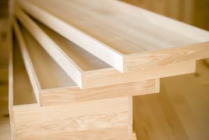 Wood boxes shallow